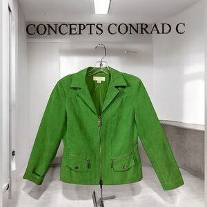NWOT, Concepts Conrad C, Womens Jacket, Size 6, Green